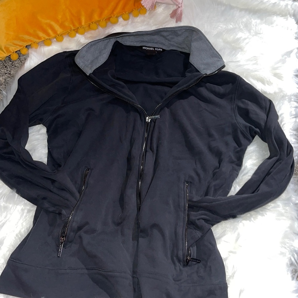 Michael Kors Zip Up Light Weight Track Jacket